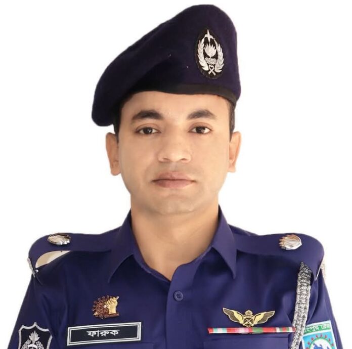 অতিরিক্ত পুলিশ সুপার মো. ফারুক আহমেদ পিপিএম-সেবা পদকে ভূষিত।