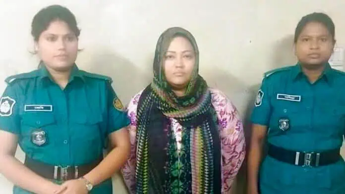 হত্যা মামলায় গ্রেফতার মমতাজ।